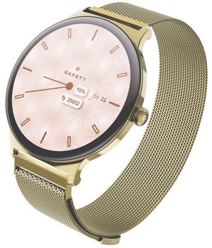Smartwatch damski Garett Verona 2 Złoty Mesh (5).jpg
